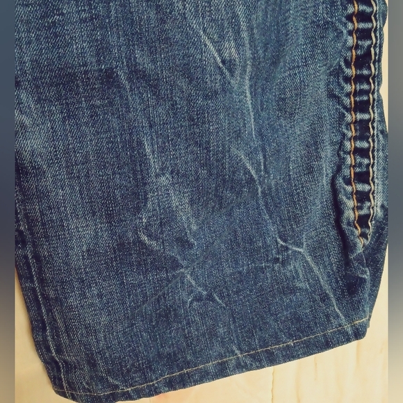 Men's NWT Silver 7 Camp David distressed blue jeans 38/30.5 - Picture 9 of 16